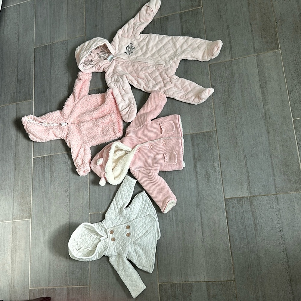 Carters 3-6 month girl coats